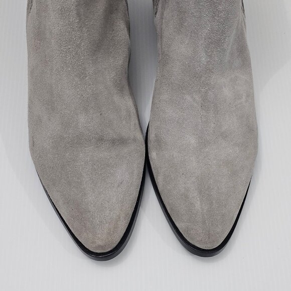 NEW Rag & Bone Rover Ankle Boot Womens EU 40 Cemento Gray Suede Chelsea Designer - Picture 5 of 14